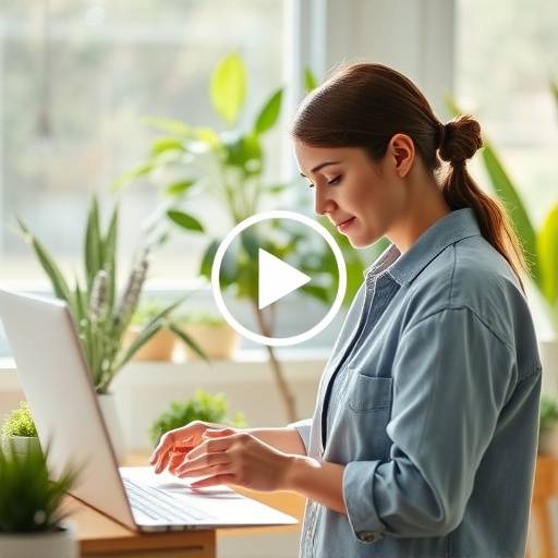 Screenshot of a marketing campaign video for EcoFriendly Products